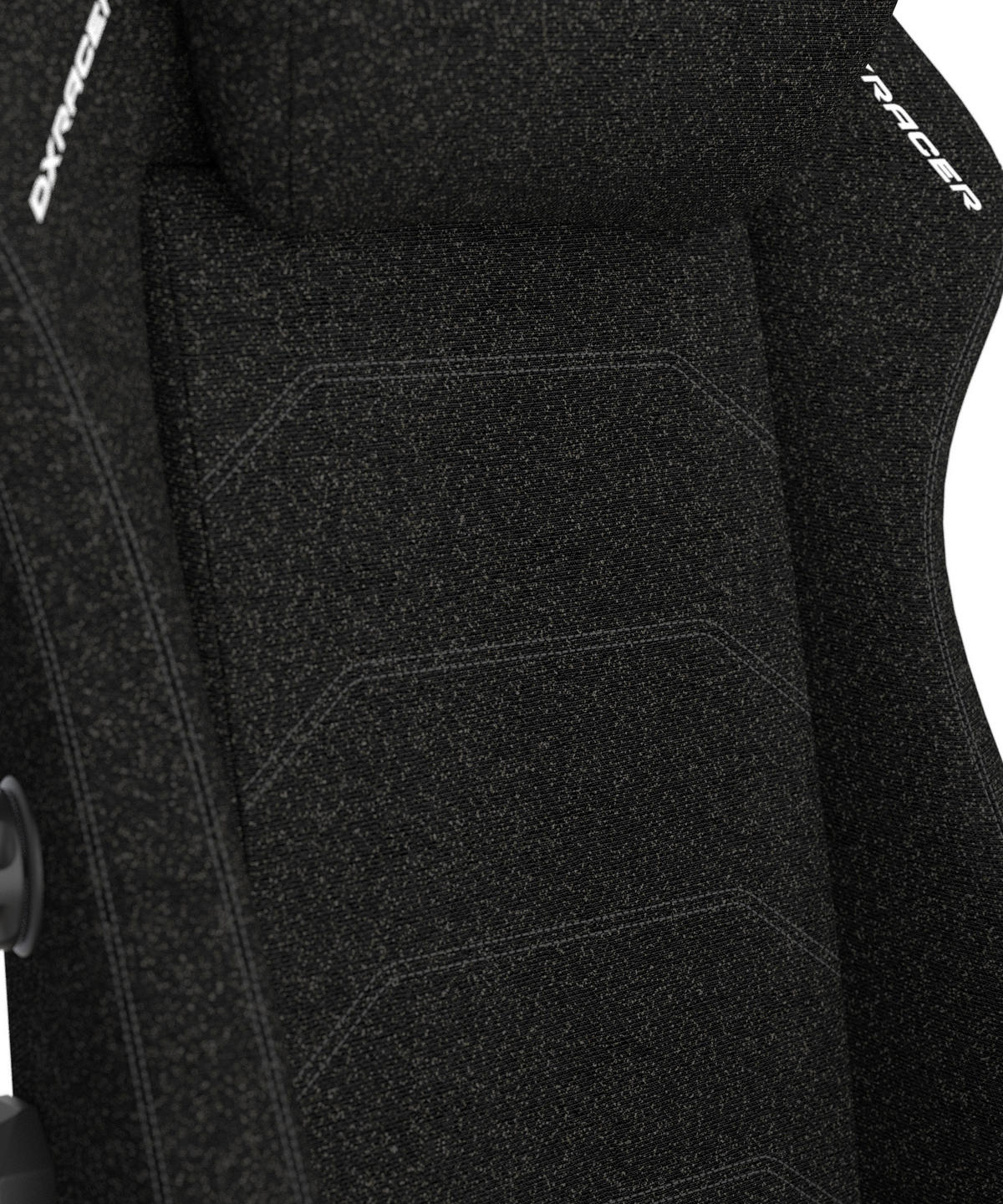 GAMINGSTUHL  in Schwarz  - Schwarz, KONVENTIONELL, Textil/Metall (70/133/70cm) - Dxracer