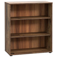 REGAL Dunkelbraun, Graubraun  - Dunkelbraun/Graubraun, Design, Holzwerkstoff (73,7/85,5/34,8cm)