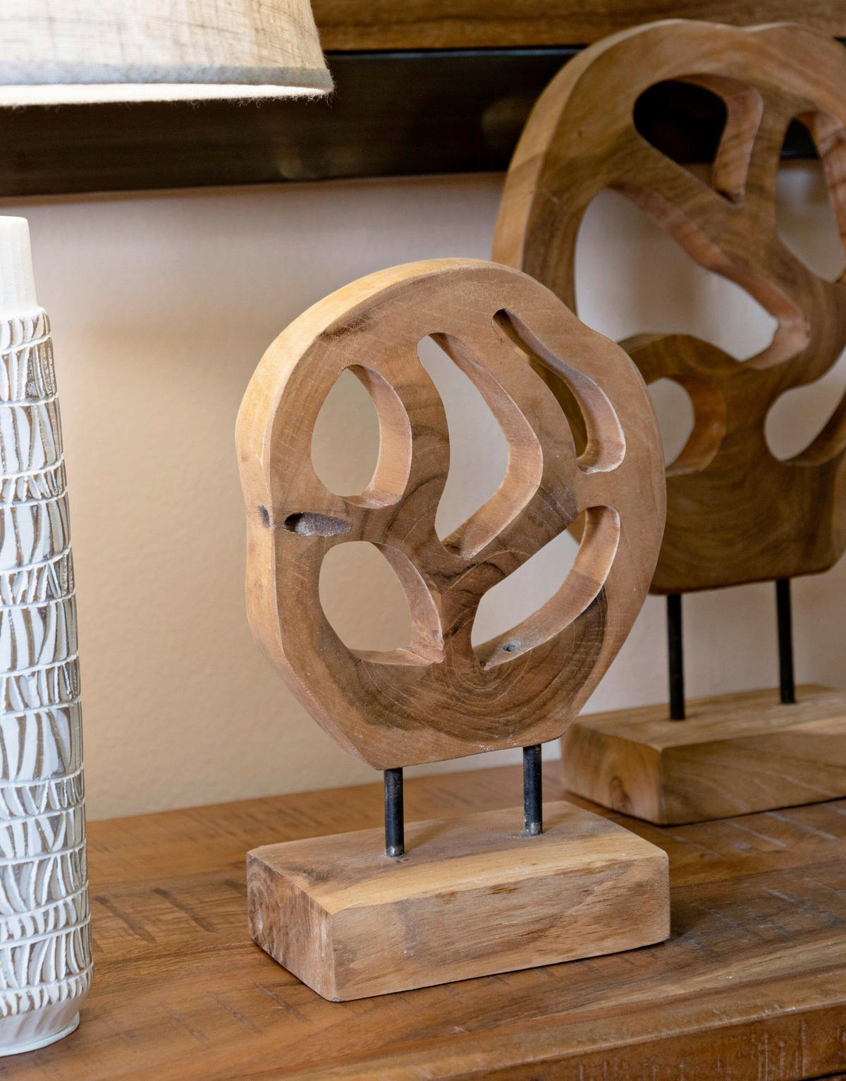 SKULPTUR - Braun, Basics, Holz (18/27/10cm)