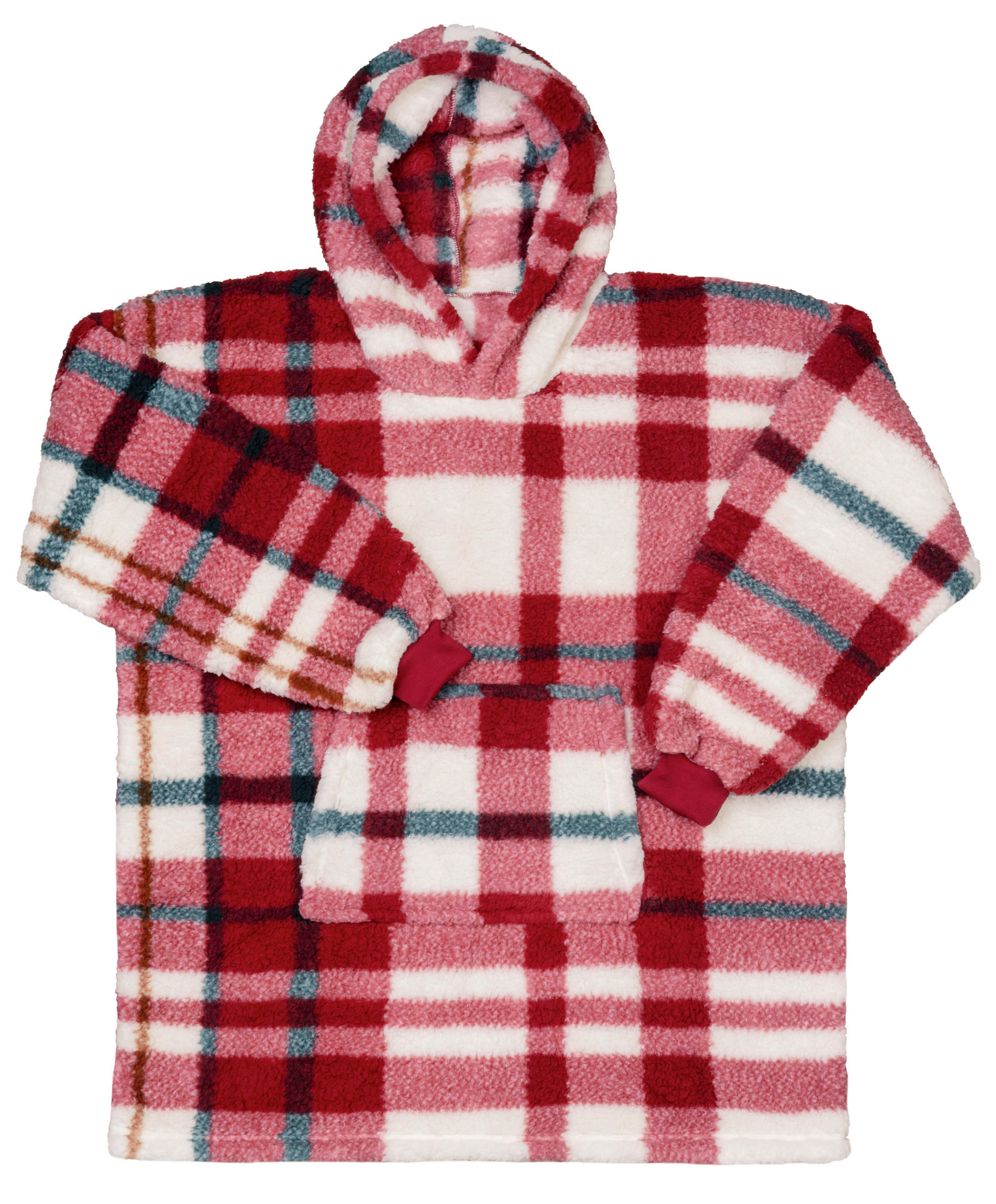 PONCSÓ 87/70 cm  - többszínű, Basics, textil (87/70cm) - X-Mas