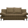 SCHLAFSOFA  in Webstoff Hellgrün  - Schwarz/Hellgrün, Design, Textil/Metall (200/85/90cm) - Xora