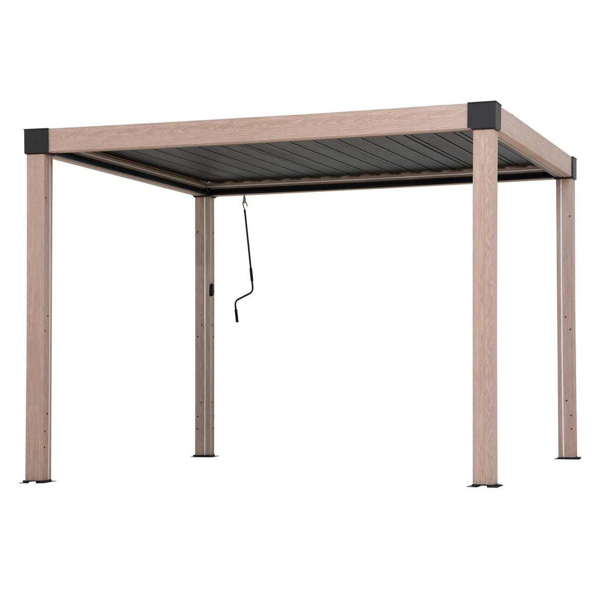PAVILLON 306/223/306 cm   - Hellbraun/Anthrazit, Basics, Metall (306/223/306cm) - Modante