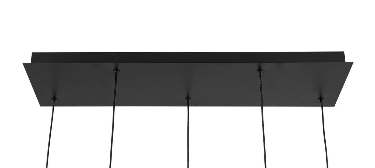 LED-HÄNGELEUCHTE 73/23/120 cm  - Chromfarben/Schwarz, Design, Glas/Metall (73/23/120cm) - Novel