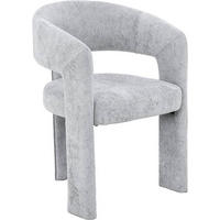 ARMLEHNSTUHL   Chenille  - Grau, MODERN, Textil/Metall (57/81,5/58cm) - MID.YOU