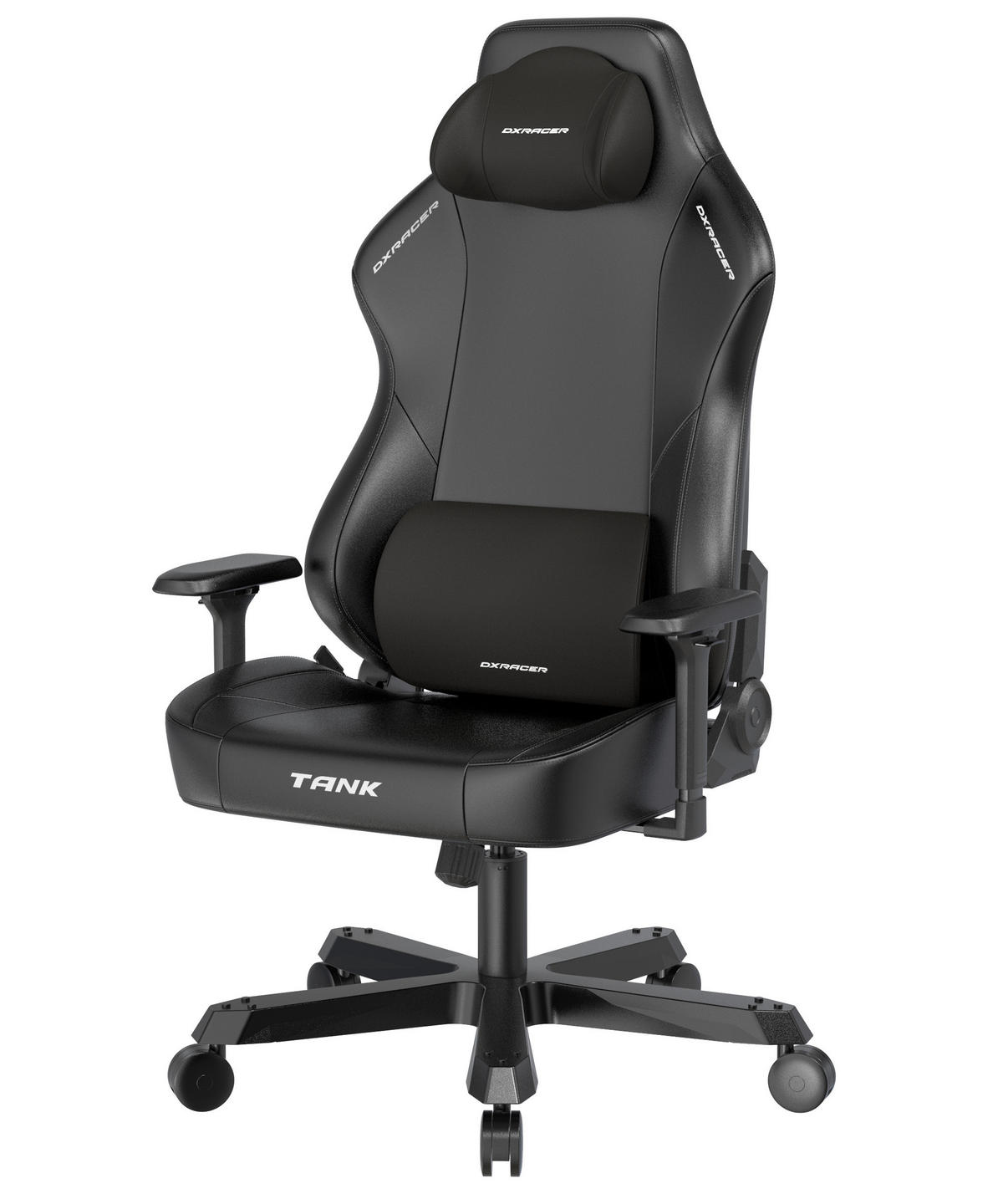 GAMINGSTUHL Schwarz Metall, Textil   - Schwarz, KONVENTIONELL, Textil/Metall (80/138,5-148/60cm) - Dxracer