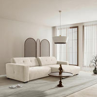 ECKSOFA AUSTIN Beige Flachgewebe Sitztiefenverstellung  - Beige/Schwarz, Design, Kunststoff/Textil (286/169cm) - Livetastic