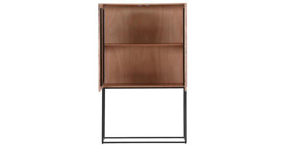 HIGHBOARD  in 90/150/38 cm  - Schwarz/Naturfarben, LIFESTYLE, Holz/Metall (90/150/38cm) - Landscape