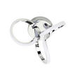 LED-DECKENLEUCHTE 34,5/19 cm   - Chromfarben, Design, Kunststoff/Metall (34,5/19cm) - Novel