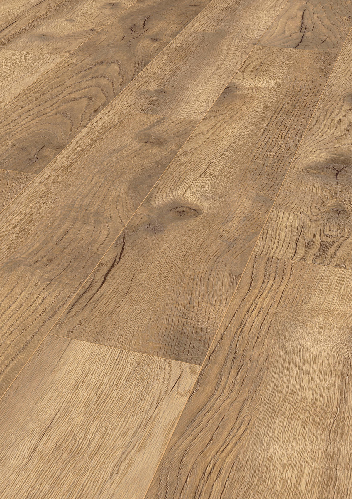 Laminatboden Petterson Oak Nat Exquisit Plus  - Hellbraun, KONVENTIONELL, Holz (138.0/24.4/0.8cm)