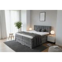 BOXSPRING KREVET      - Moderno, drvni materijal/tekstil (185/120/215cm) - Hom`in