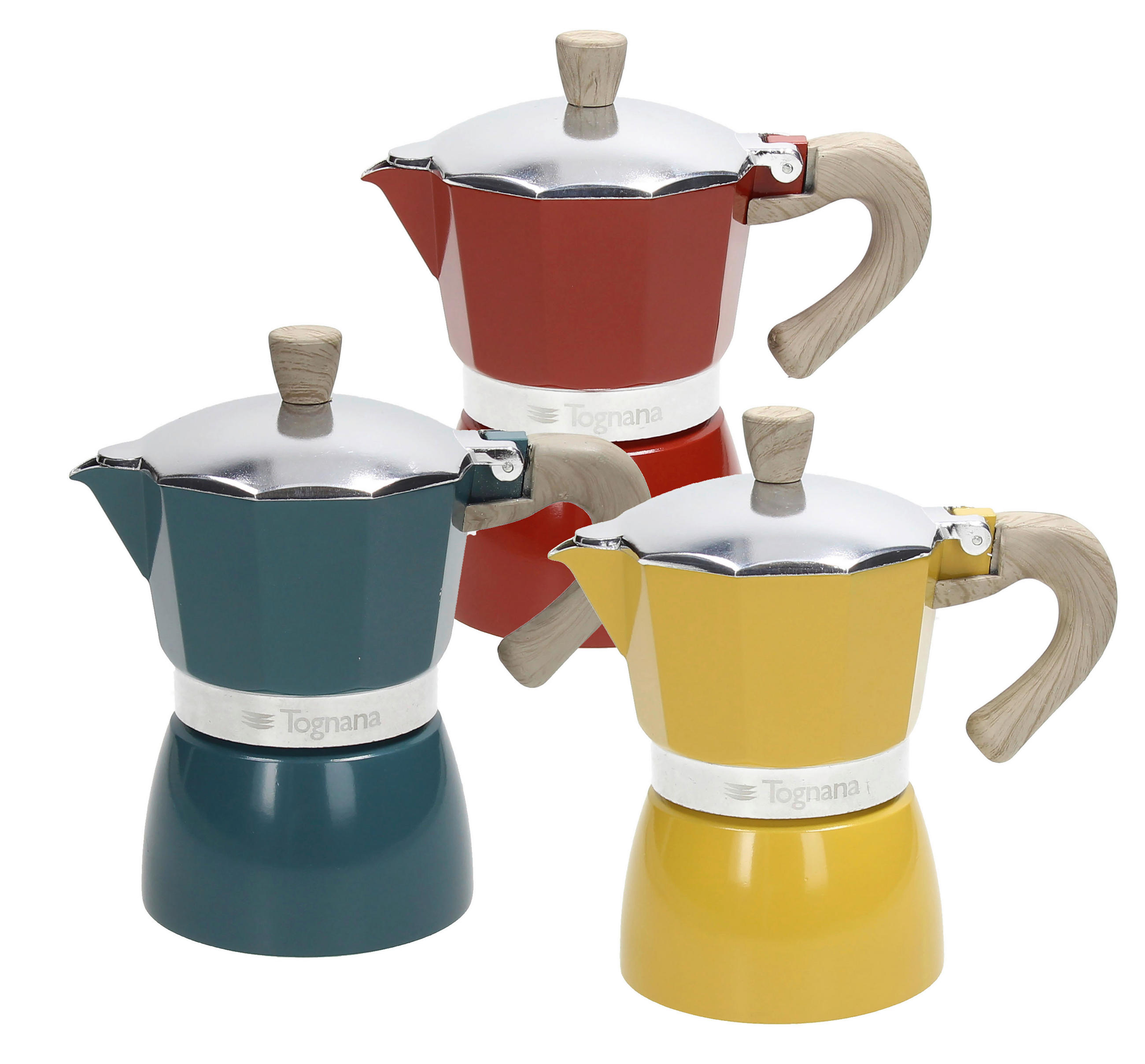 IBRIC PENTRU ESPRESSO - albastru/galben, Basics, metal (0.37kg)
