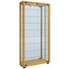 VITRINE in Buchefarben  - Buchefarben, Modern, Glas/Holzwerkstoff (59/114,8/18cm) - MID.YOU