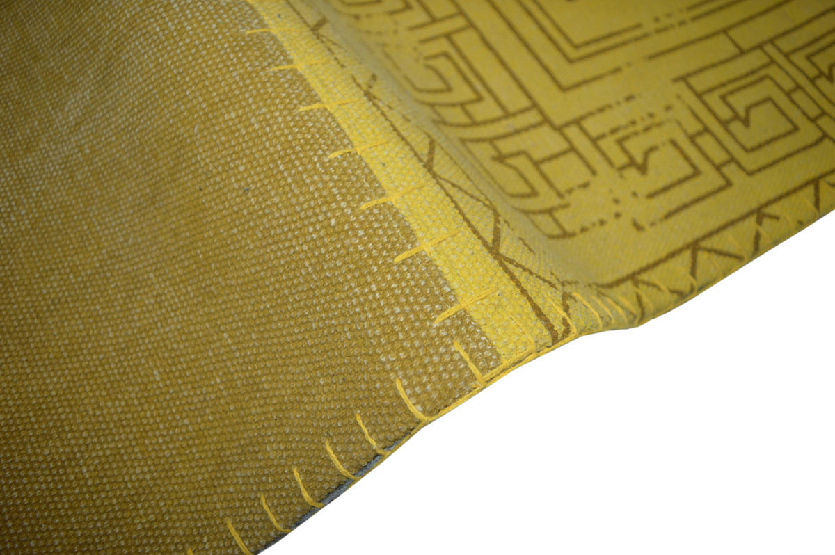FLACHWEBETEPPICH 160/230 cm Lyrical Gelb, Multicolor  - Gelb/Multicolor, Basics, Textil (160/230cm) - Kayoom