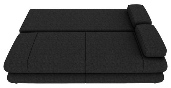 SCHLAFSOFA  in Mikrofaser Anthrazit  - Anthrazit/Schwarz, KONVENTIONELL, Kunststoff/Textil (212/93/90cm) - Carryhome