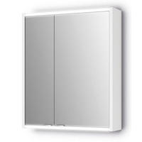 SPIEGELSCHRANK 60/71,4/15,2 cm  - Chromfarben/Weiß, KONVENTIONELL, Glas/Holz (60/71,4/15,2cm) - Xora