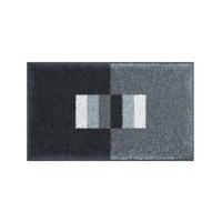 BADEMATTE Grau 65/115 cm  - Grau, Basics, Kunststoff/Textil (65/115cm) - Grund