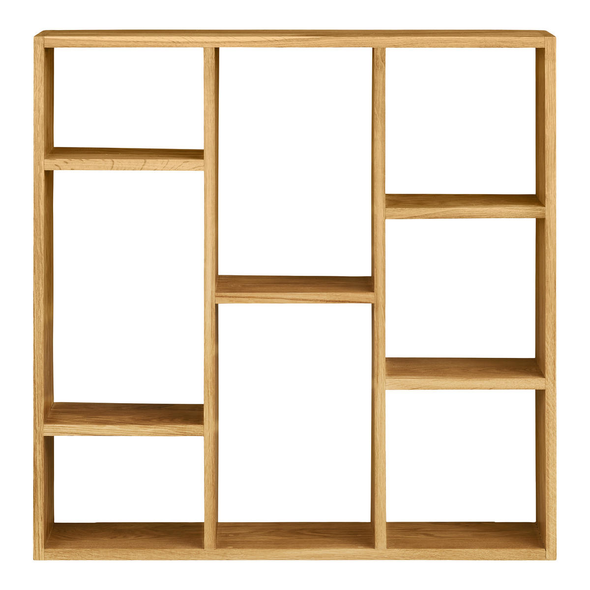 WANDREGAL  - Eichefarben, Basics, Holz (70/70/15cm)