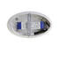 LED-HÄNGELEUCHTE - Opal/Weiß, Design, Kunststoff/Metall (78/25/120cm) - Ambiente LED-HÄNGELEUCHTE - Opal/Weiß, Design, Kunststoff/Metall (78/25/120cm) - Ambiente