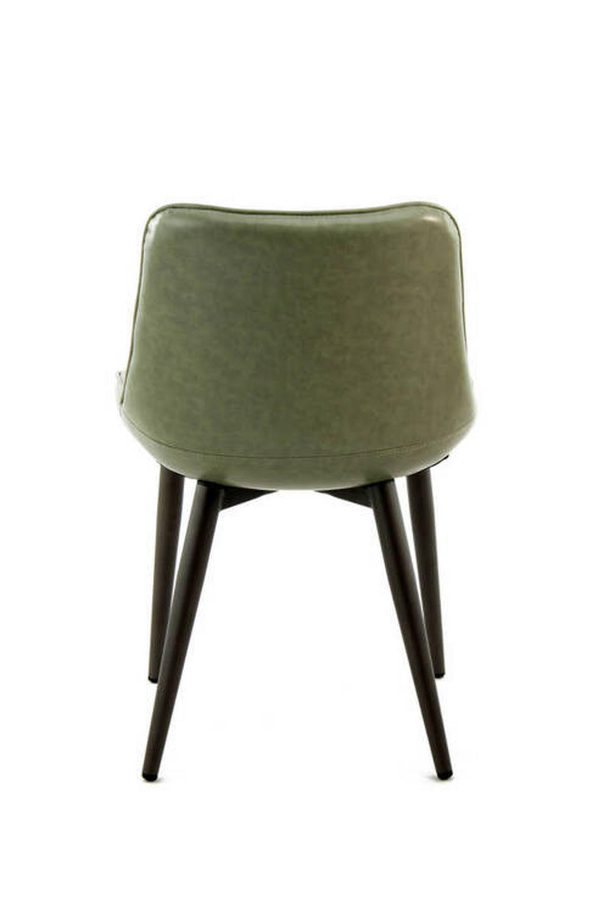 SADA ŽIDLÍ 2 kusy - světle zelená, Lifestyle, kov/kůže (51/80/60cm)