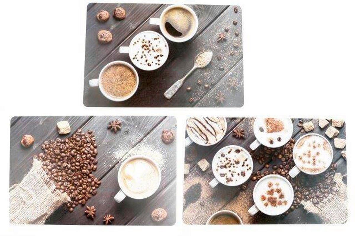 ÉTKEZŐALÁTÉT textil  - többszínű, Basics, textil (43.5/28.5/0.3cm)