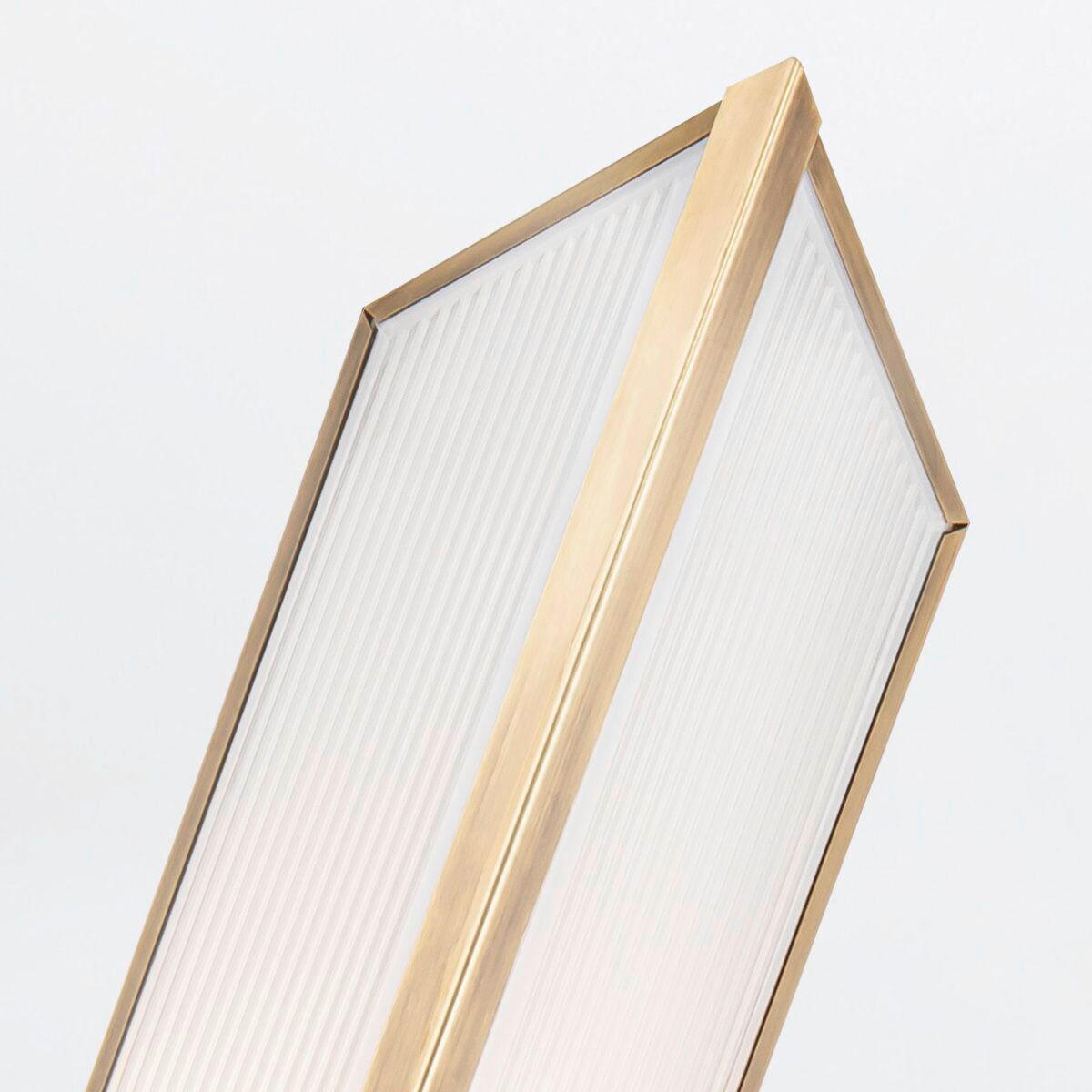 WANDLEUCHTE Alora   - Messingfarben, KONVENTIONELL, Glas/Metall (38,5/9,5/10,5cm) - Elstead Lighting