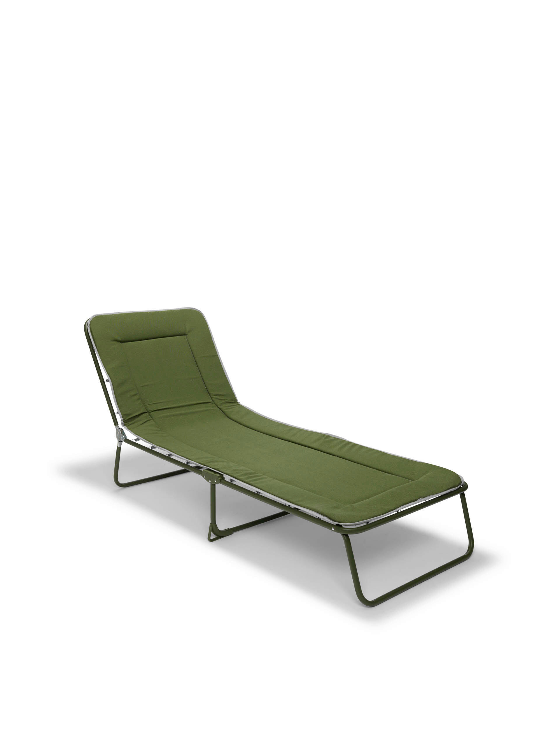 DREIBEINLIEGE 60/23/180 cm - Grün, Basics, Textil/Metall (60/23/180cm)
