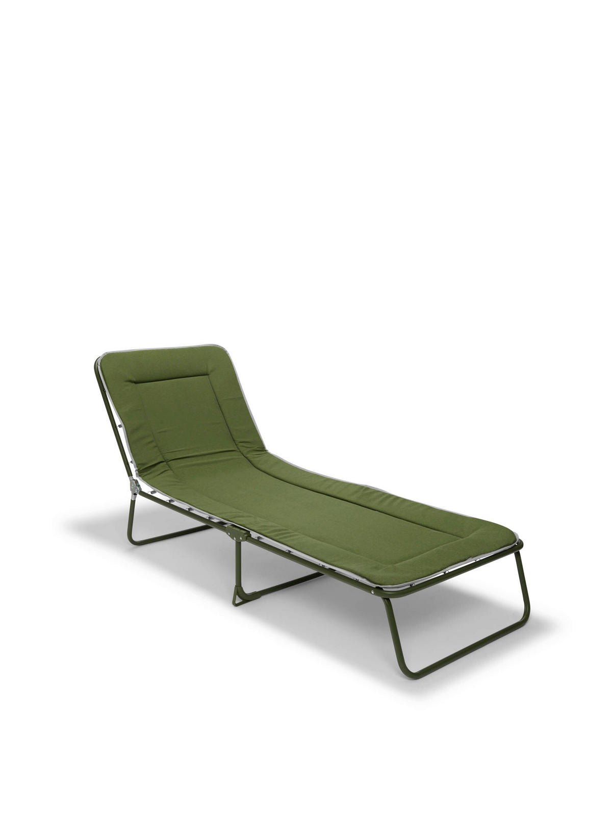 DREIBEINLIEGE 60/23/180 cm  - Grün, Basics, Textil/Metall (60/23/180cm)