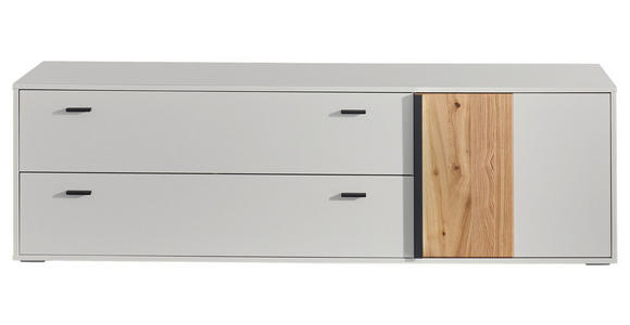 TV-ELEMENT Eschefarben, Hellgrau  183/54,5/50 cm  - Anthrazit/Eschefarben, KONVENTIONELL, Holzwerkstoff/Kunststoff (183/54,5/50cm) - Hom`in