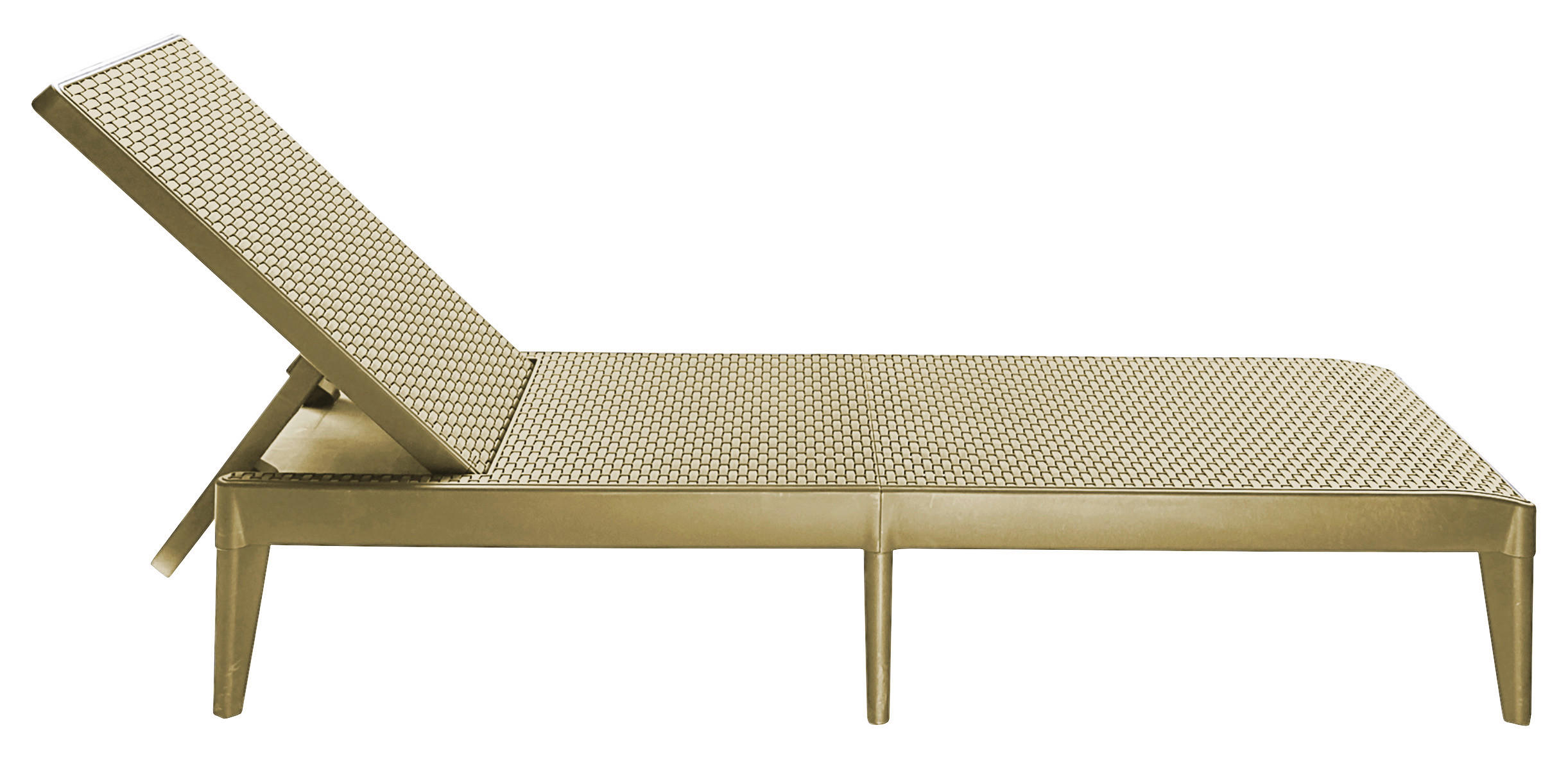 SONNENLIEGE 180/29/60 cm  - Cappuccino, Basics, Kunststoff (180/29/60cm)