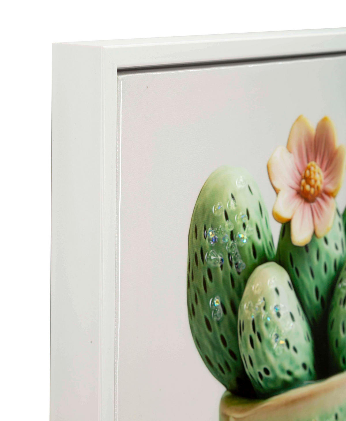LEINWANDBILD Blumen  - Weiß, Basics, Holz/Kunststoff (40/40/2.8cm)