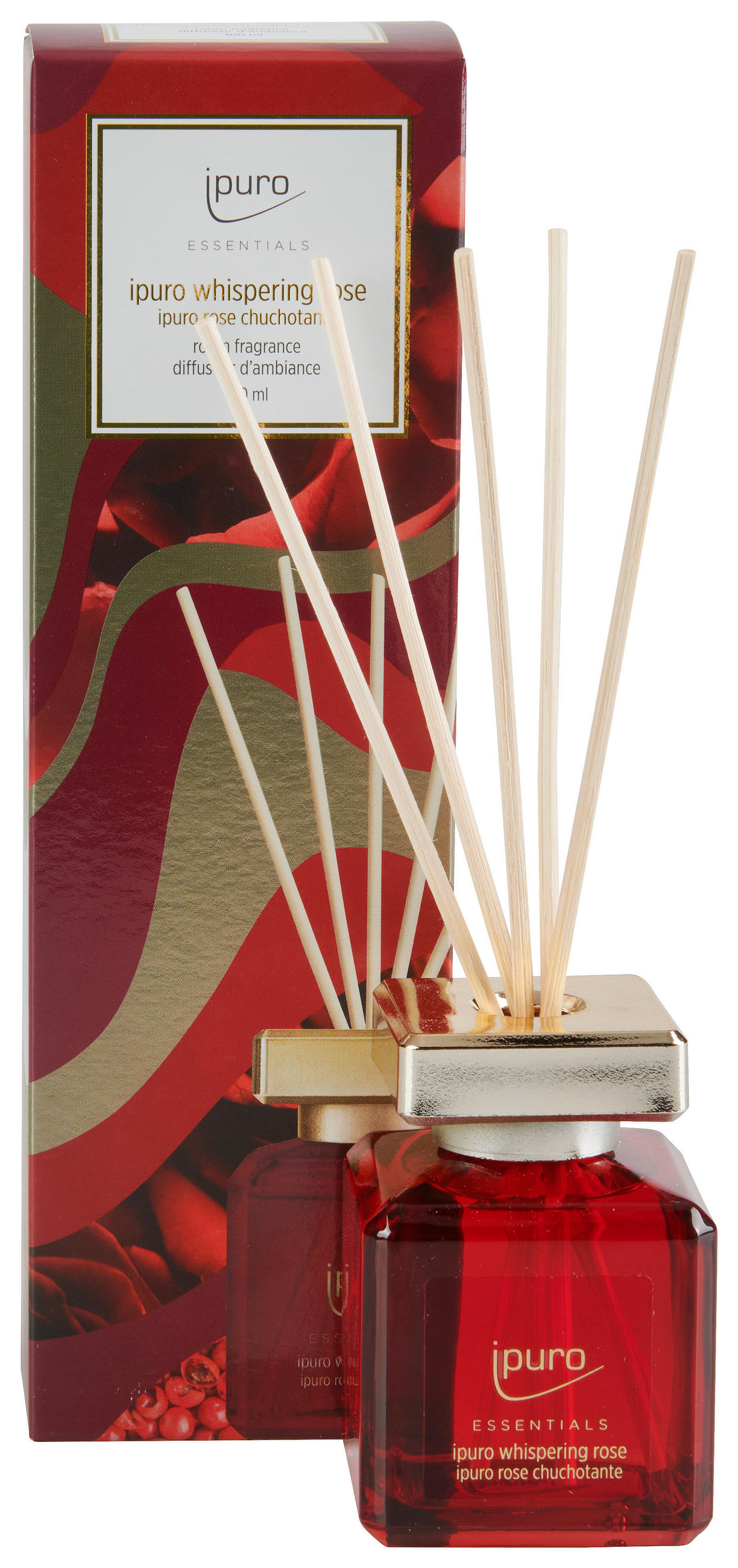 DIFFUSER  - Weinrot/Goldfarben, Basics (6,1/6,9/22,6cm) - Ipuro