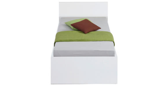 BETT 90/200 cm Weiß - Weiß, KONVENTIONELL (90/200cm) - Carryhome