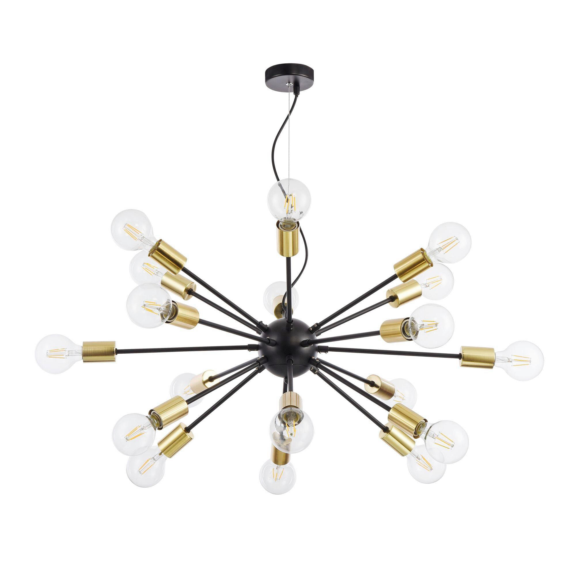 PENDELLAMPA Loft 98/74,2 cm  - svart, Trend, metall (98/74,2cm) - MAYTONI