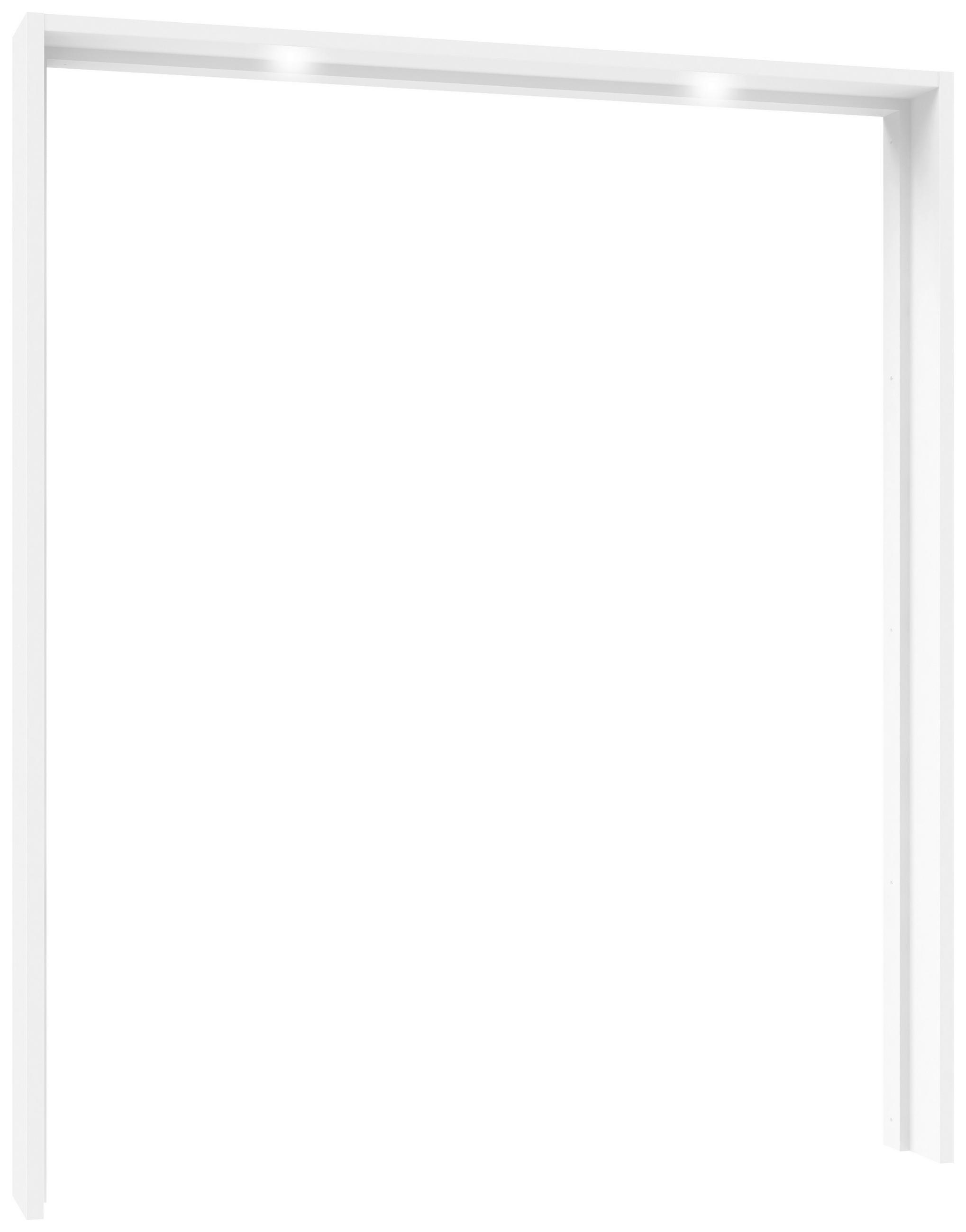 home24 PASPARTOVÝ RÁM, bílá, vysoce lesklá bílá, 180,8/215,1/23,8 cm