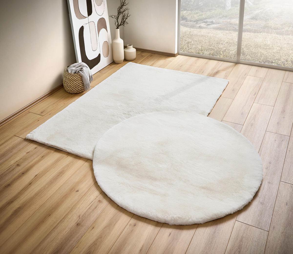 HOCHFLORTEPPICH 200 cm Beige  - Beige, Basics, Textil (200cm) - Novel
