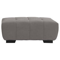 HOCKER in Textil Grau  - Schwarz/Grau, Konventionell, Textil/Metall (106/40/72cm) - Hom`in