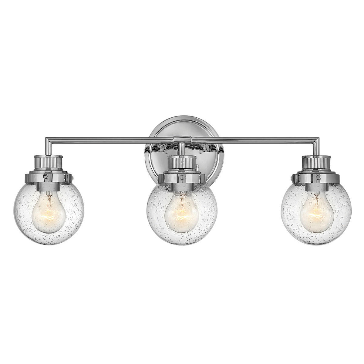 BADEZIMMER-WANDLEUCHTE - Chromfarben, Lifestyle, Glas/Metall (61.5/25/18.3cm) - Elstead Lighting