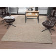 HANDWEBTEPPICH 200/200 cm Helsinki Naturfarben quadratisch  - Naturfarben, Basics, Textil (200/200cm) - Linea Natura