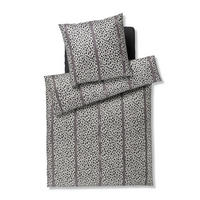 BETTWÄSCHE 2-teilig Leo Stripe Makosatin 155/220 cm  - Grau, Design, Textil (155/220cm) - Joop!