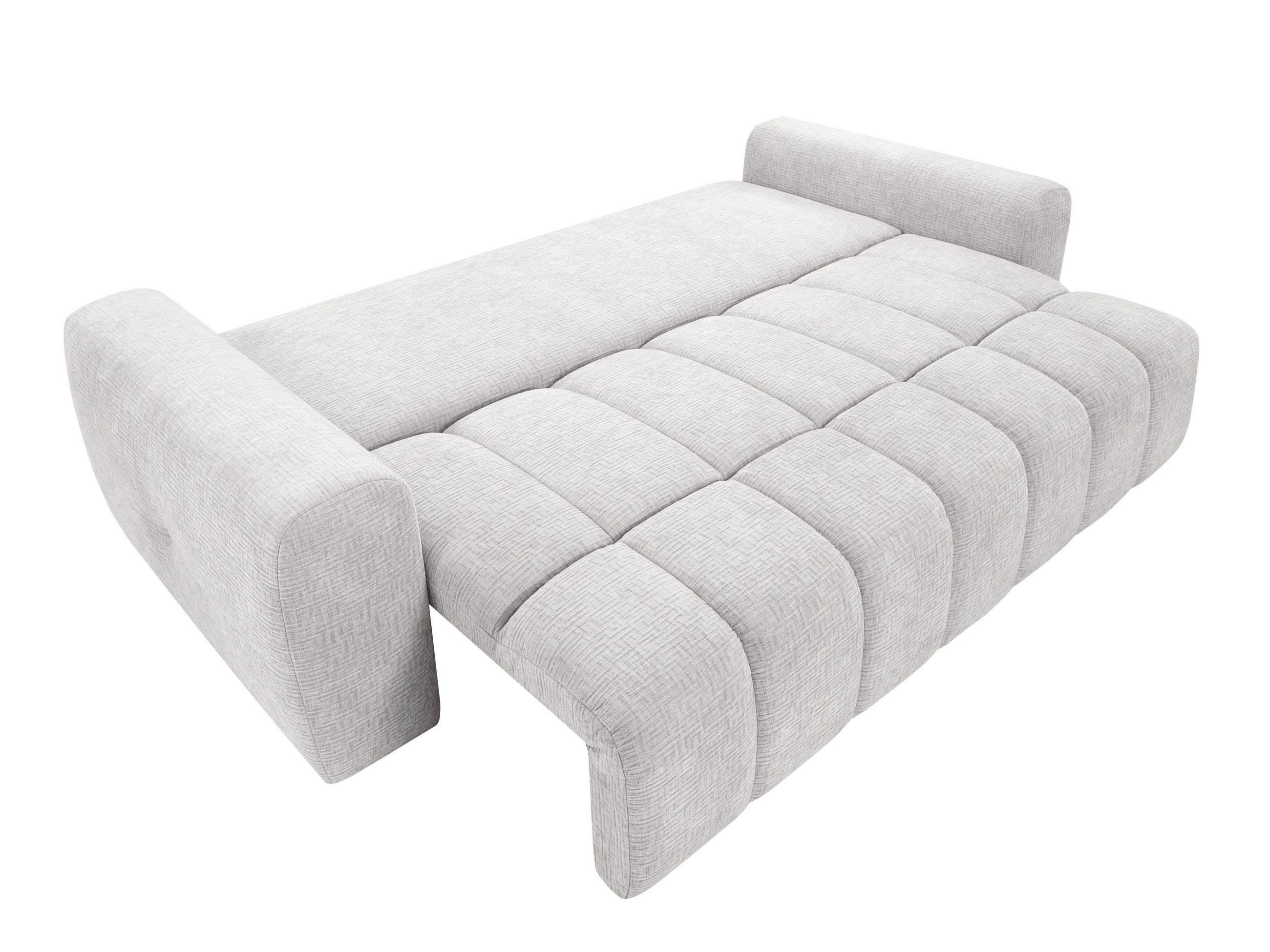 Mid.you Schlafsofa Grau 241x90x106 cm