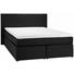 BOXSPRINGBETT 140/200 cm in Schwarz - Schwarz, KONVENTIONELL, Kunststoff/Textil (140/200cm) - Carryhome BOXSPRINGBETT 140/200 cm in Schwarz - Schwarz, KONVENTIONELL, Kunststoff/Textil (140/200cm) - Carryhome