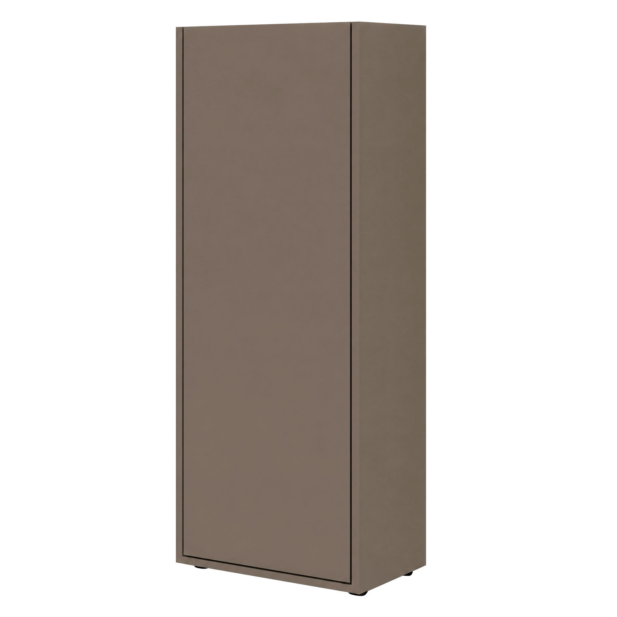 MIDISCHRANK 42/112/33 cm  - Schwarz/Cappuccino, Trend, Holzwerkstoff/Kunststoff (42/112/33cm) - MID.YOU
