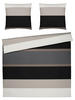 BETTWÄSCHE JOOP! Mood Makosatin  - Schwarz/Weiß, KONVENTIONELL, Textil (240/220cm) - Joop!