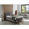 POLSTERBETT 140/200 cm  in Anthrazit  - Eichefarben/Anthrazit, MODERN, Holz/Textil (140/200cm) - Livetastic