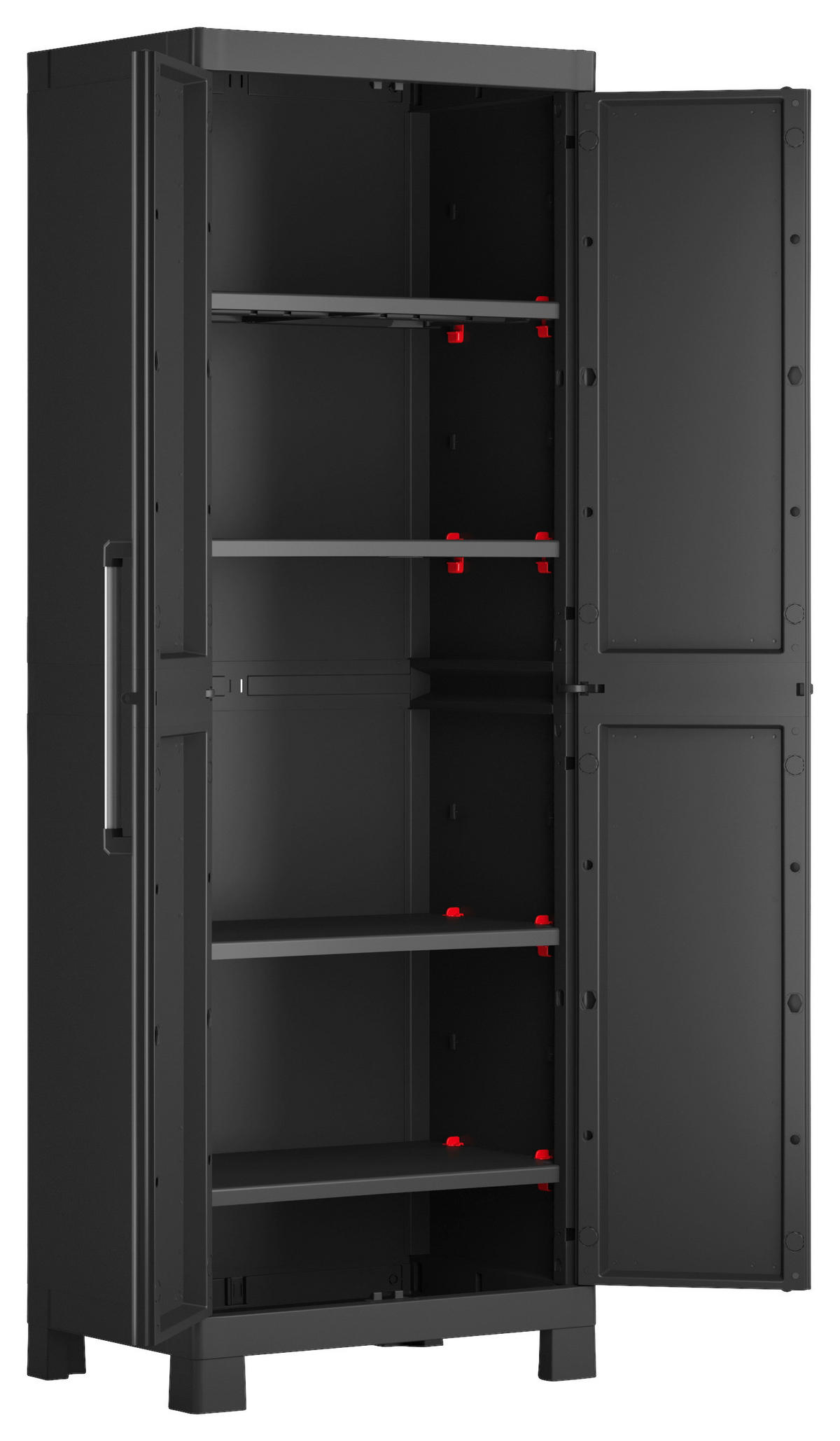 GERÄTESCHRANK 65/182/45 cm  - Schwarz, Design, Kunststoff (65/182/45cm) - Keter
