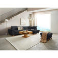 ECKSOFA in Bouclé Schwarz  287/212 cm  - Eichefarben/Schwarz, MODERN, Holz/Textil (287/212cm) - Valnatura