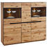 HIGHBOARD 155/136/38 cm - Eichefarben/Anthrazit, KONVENTIONELL, Glas/Holz (155/136/38cm) - Linea Natura HIGHBOARD 155/136/38 cm - Eichefarben/Anthrazit, KONVENTIONELL, Glas/Holz (155/136/38cm) - Linea Natura