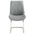 SCHWINGSTUHL Lederlook Grau - Edelstahlfarben/Grau, Design, Textil/Metall (51,50/92,50/61cm) - Novel