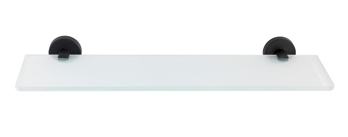 BADEWANNENABLAGE - Edelstahlfarben, Design, Glas/Metall (46,5/5,5/13,5cm) - Wenko