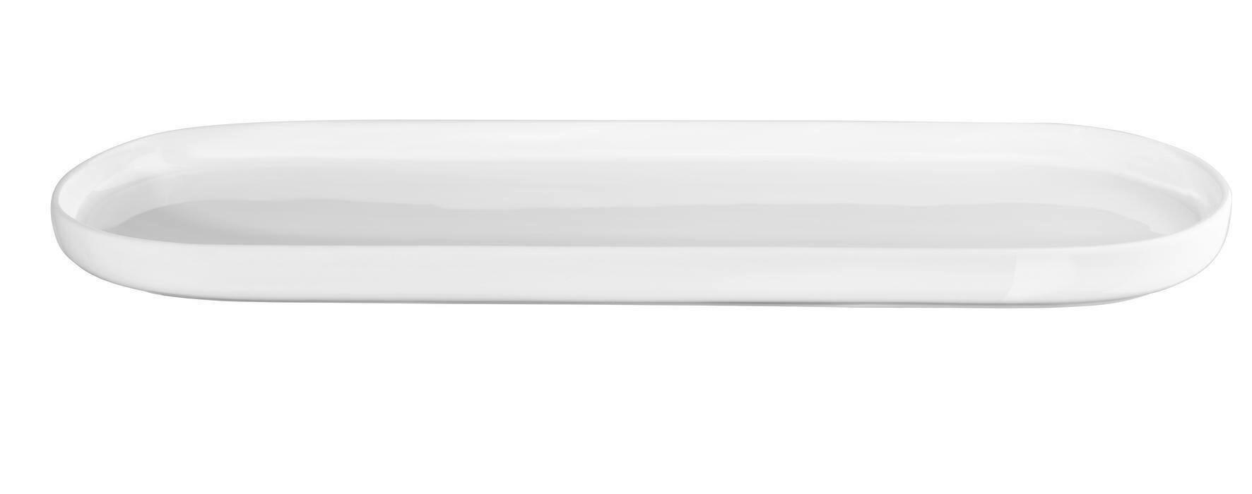 PLATTE - Weiß, Basics, Keramik (8,5/25,5cm) - ASA